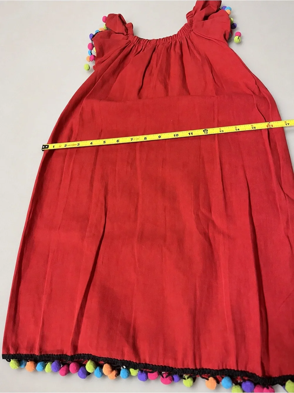 Handmade vibrant red